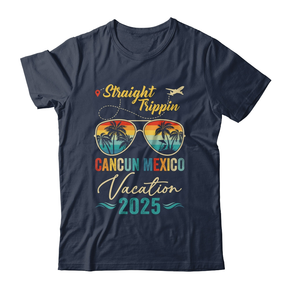 Straight Trippin Cancun Mexico 2025 Family Summer Vacation Shirt & Tank Top | siriusteestore