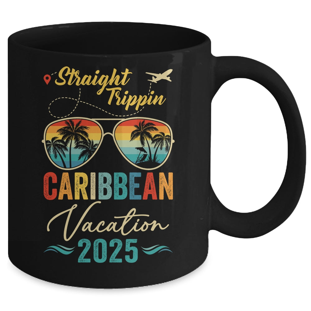 Straight Trippin Caribbean 2025 Family Summer Vacation Mug | siriusteestore