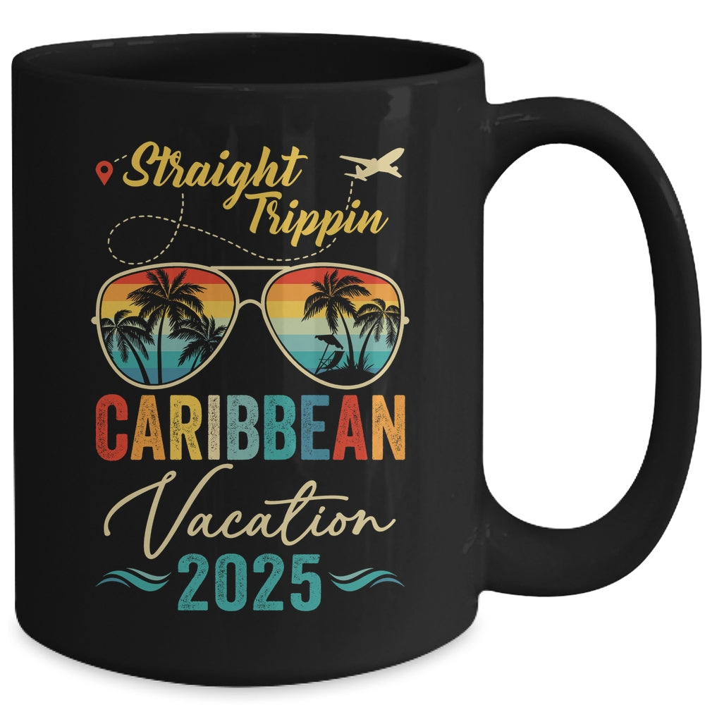 Straight Trippin Caribbean 2025 Family Summer Vacation Mug | siriusteestore