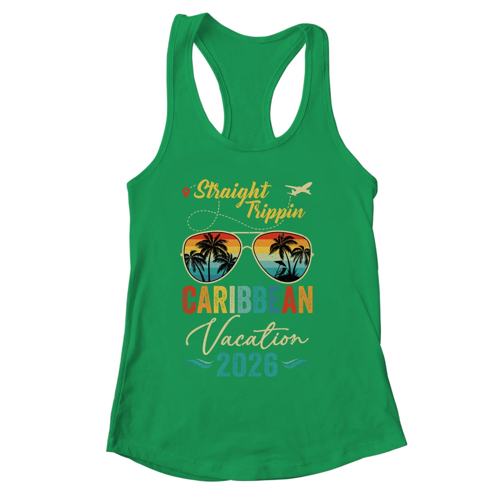 Straight Trippin Caribbean 2026 Family Summer Vacation Shirt & Tank Top | siriusteestore