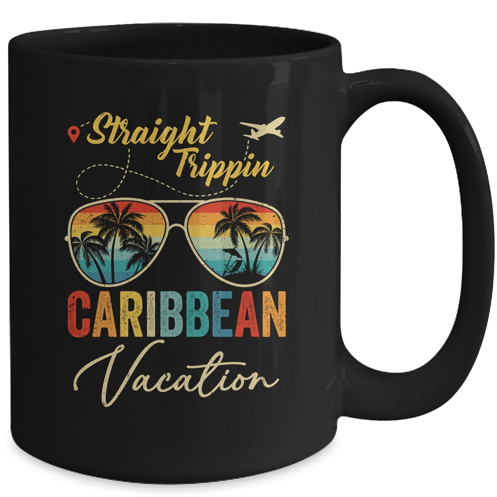 Straight Trippin Caribbean Vacation 2024 Family Summer Mug | siriusteestore