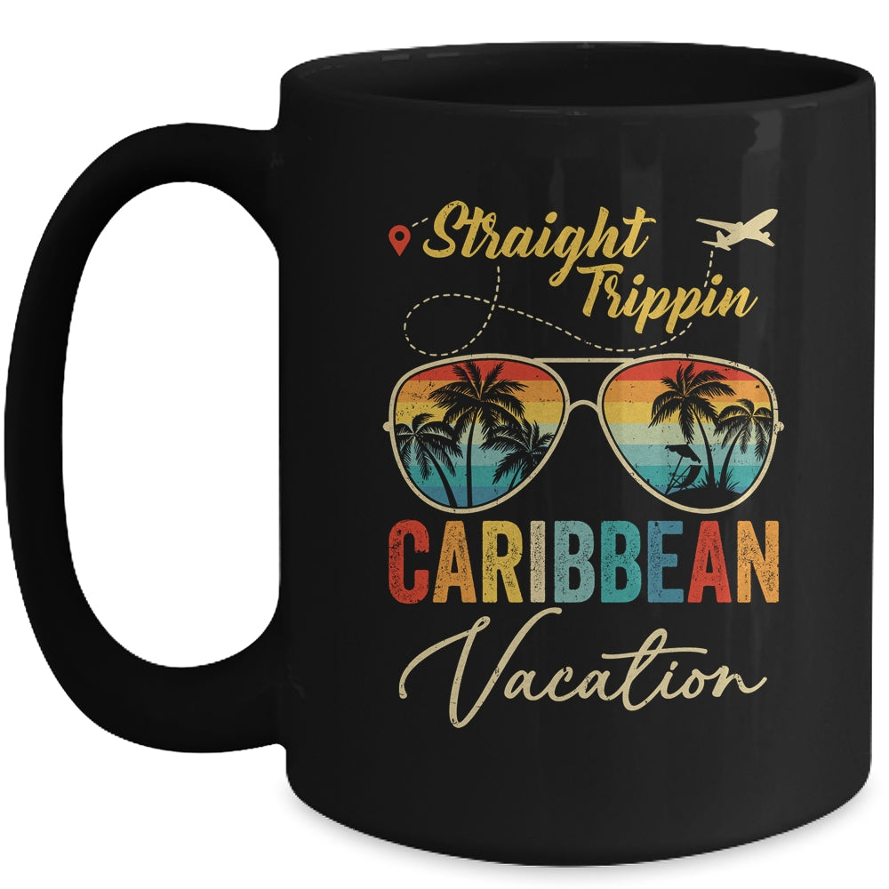 Straight Trippin Caribbean Vacation 2024 Family Summer Mug | siriusteestore