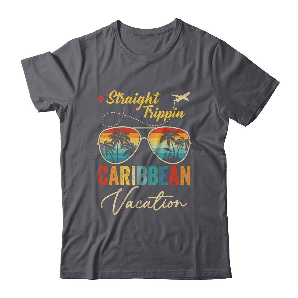 Straight Trippin Caribbean Vacation 2024 Family Summer Shirt & Tank Top | siriusteestore