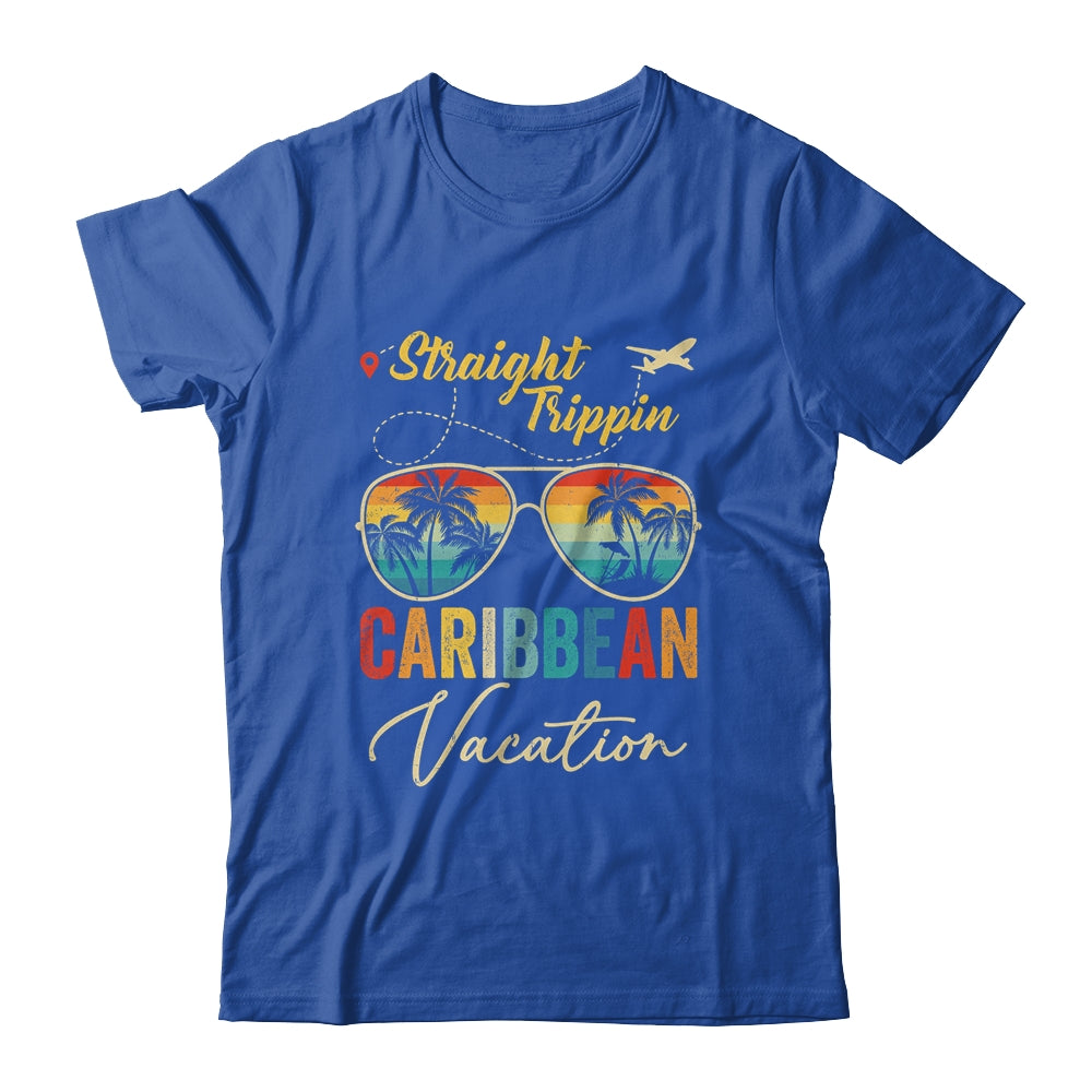Straight Trippin Caribbean Vacation 2024 Family Summer Shirt & Tank Top | siriusteestore