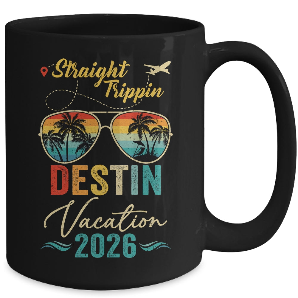Straight Trippin Destin 2026 Family Summer Vacation Mug | siriusteestore