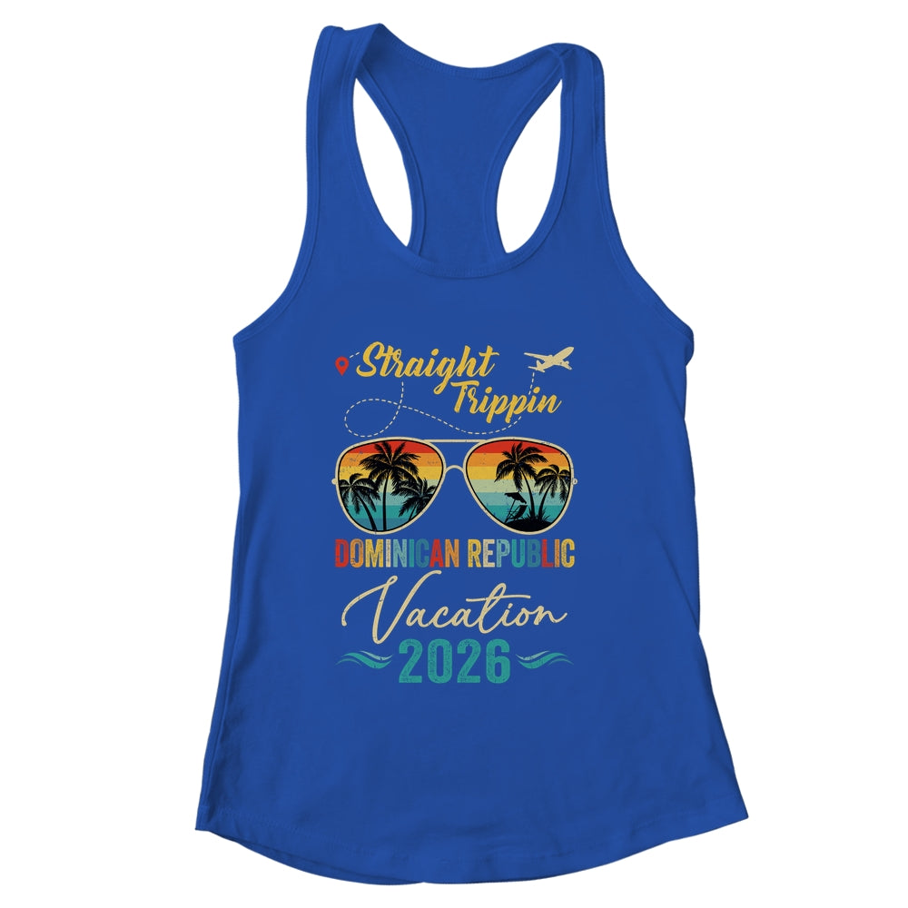Straight Trippin Dominican Republic 2026 Family Summer Vacation Shirt & Tank Top | siriusteestore