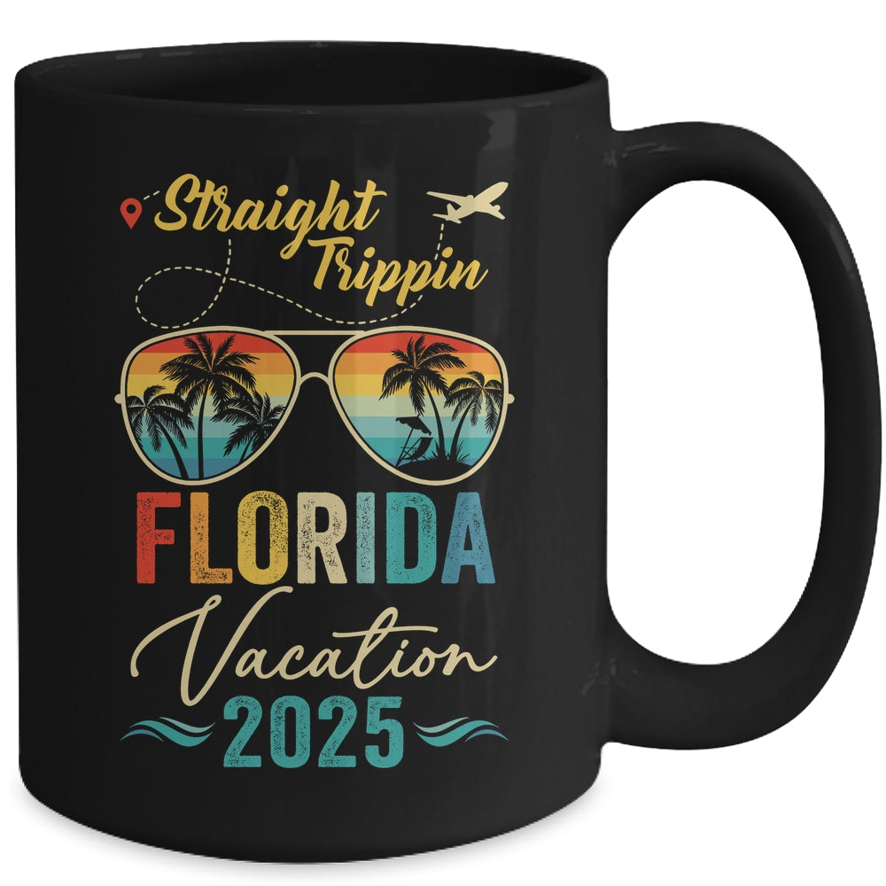 Straight Trippin Florida 2025 Family Summer Vacation Mug | siriusteestore