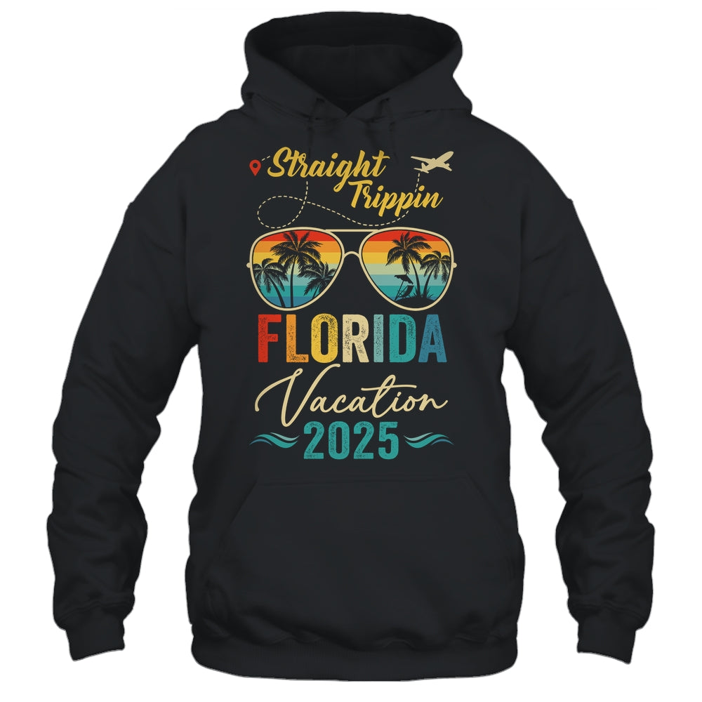 Straight Trippin Florida 2025 Family Summer Vacation Shirt & Tank Top | siriusteestore
