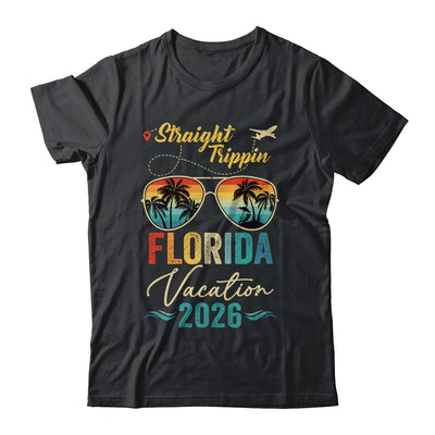 Straight Trippin Florida 2026 Family Summer Vacation Shirt & Tank Top | siriusteestore