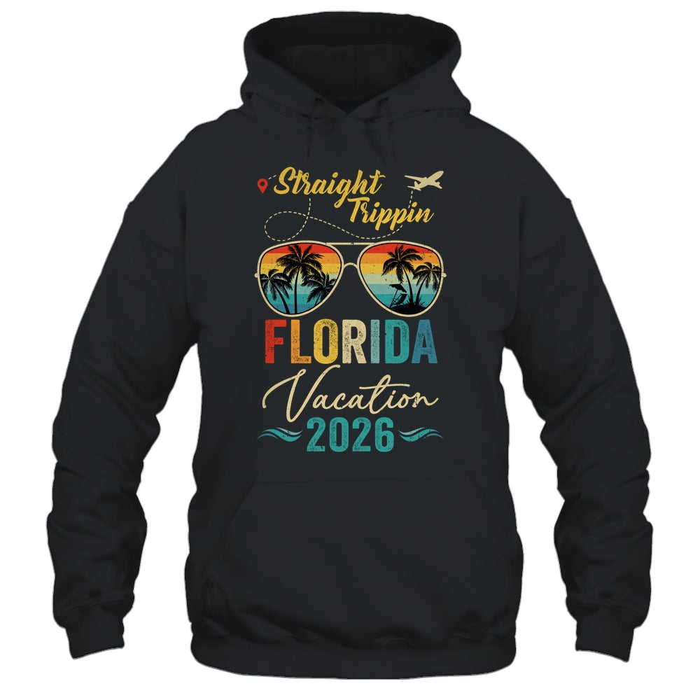 Straight Trippin Florida 2026 Family Summer Vacation Shirt & Tank Top | siriusteestore