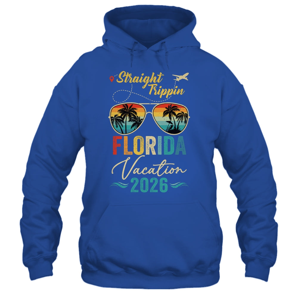 Straight Trippin Florida 2026 Family Summer Vacation Shirt & Tank Top | siriusteestore