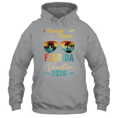 Straight Trippin Florida 2026 Family Summer Vacation Shirt & Tank Top | siriusteestore