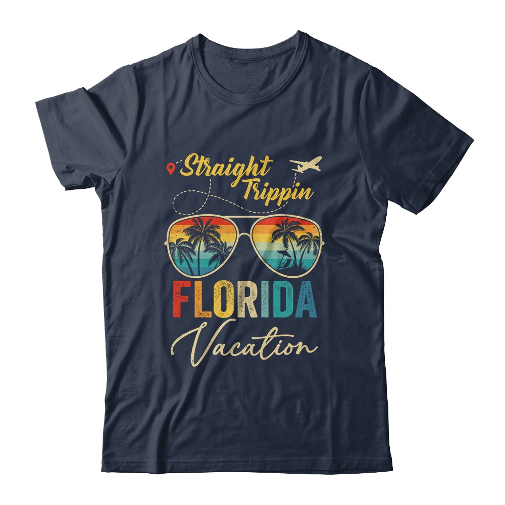 Straight Trippin Florida Vacation 2024 Family Summer Shirt & Tank Top | siriusteestore