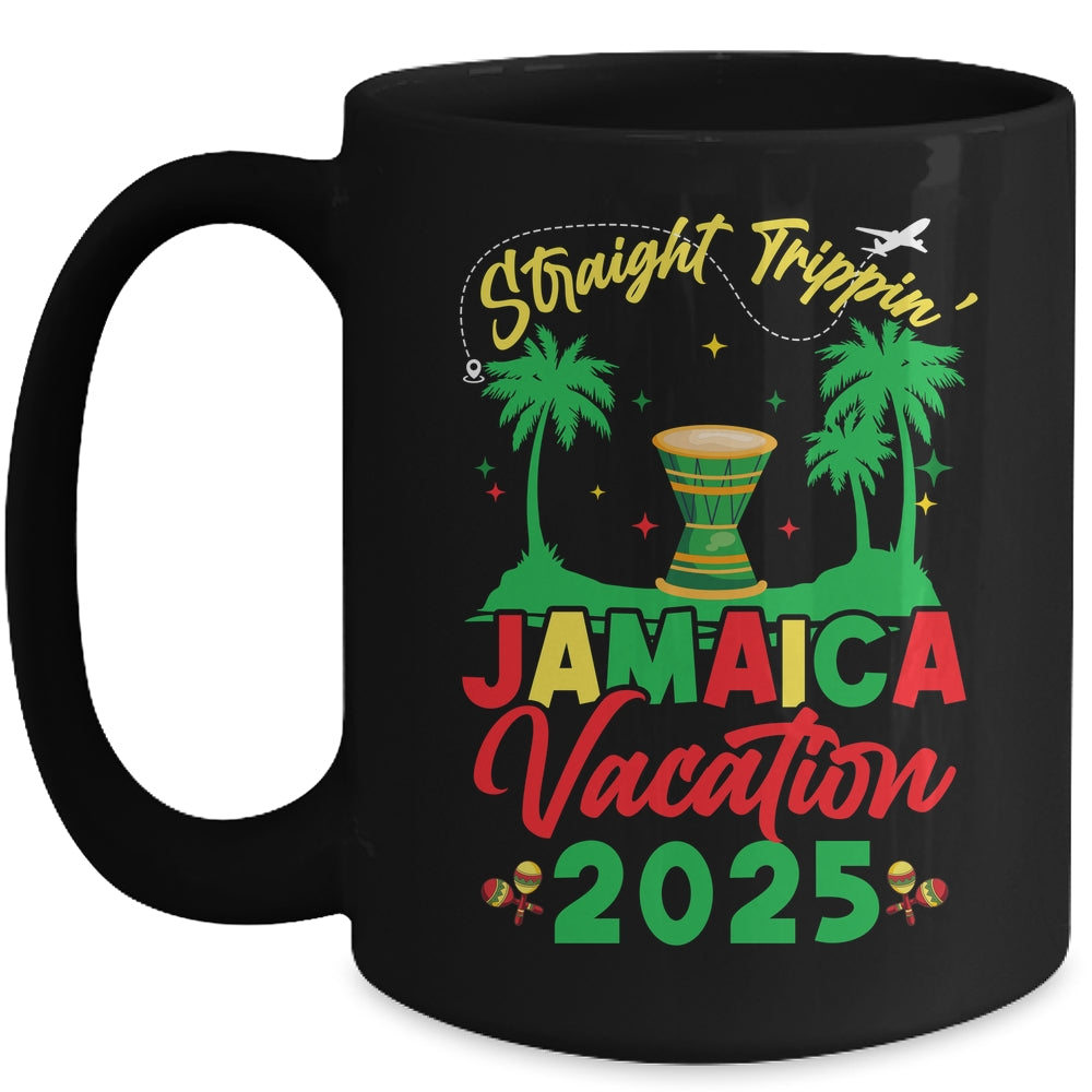 Straight Trippin Jamaica 2025 Couples Trip Family Vacation Mug | siriusteestore