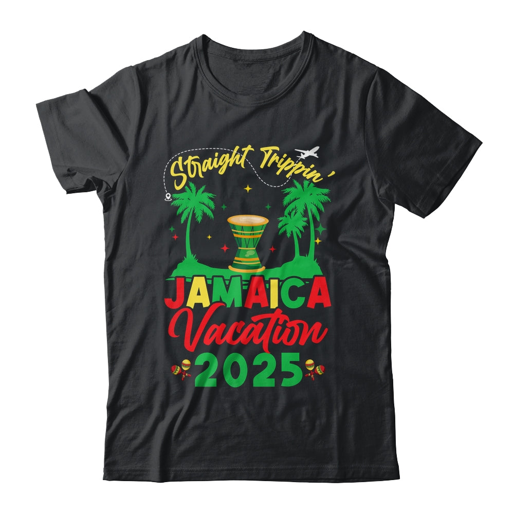 Straight Trippin Jamaica 2025 Couples Trip Family Vacation Shirt & Tank Top | siriusteestore