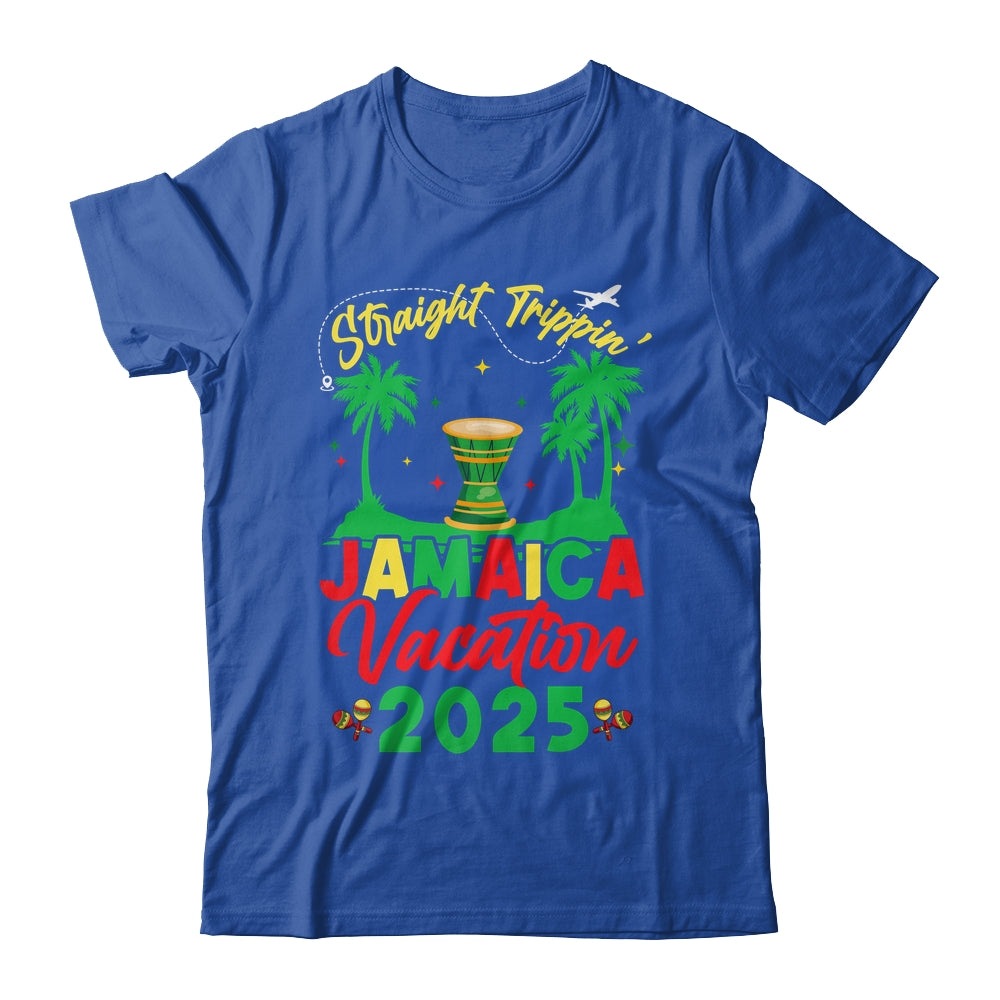 Straight Trippin Jamaica 2025 Couples Trip Family Vacation Shirt & Tank Top | siriusteestore