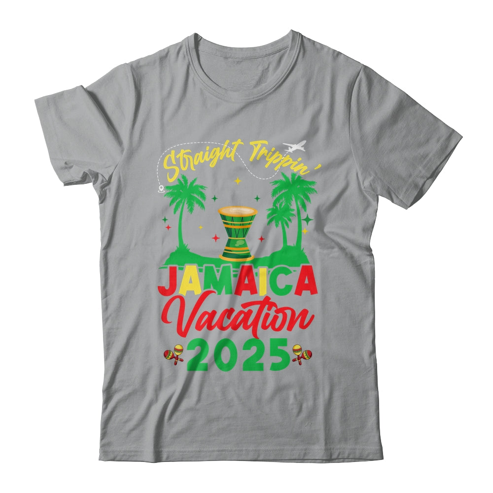 Straight Trippin Jamaica 2025 Couples Trip Family Vacation Shirt & Tank Top | siriusteestore