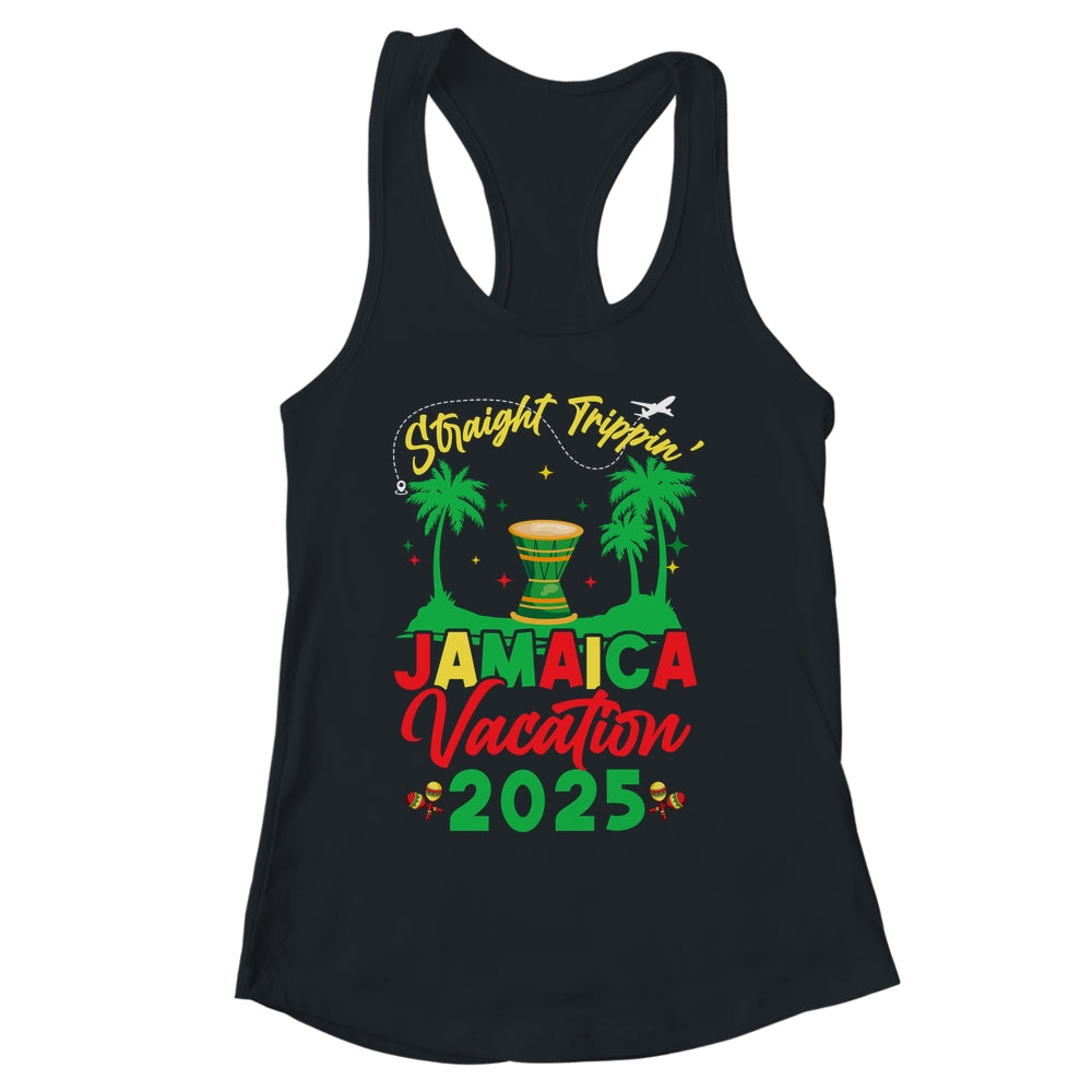 Straight Trippin Jamaica 2025 Couples Trip Family Vacation Shirt & Tank Top | siriusteestore