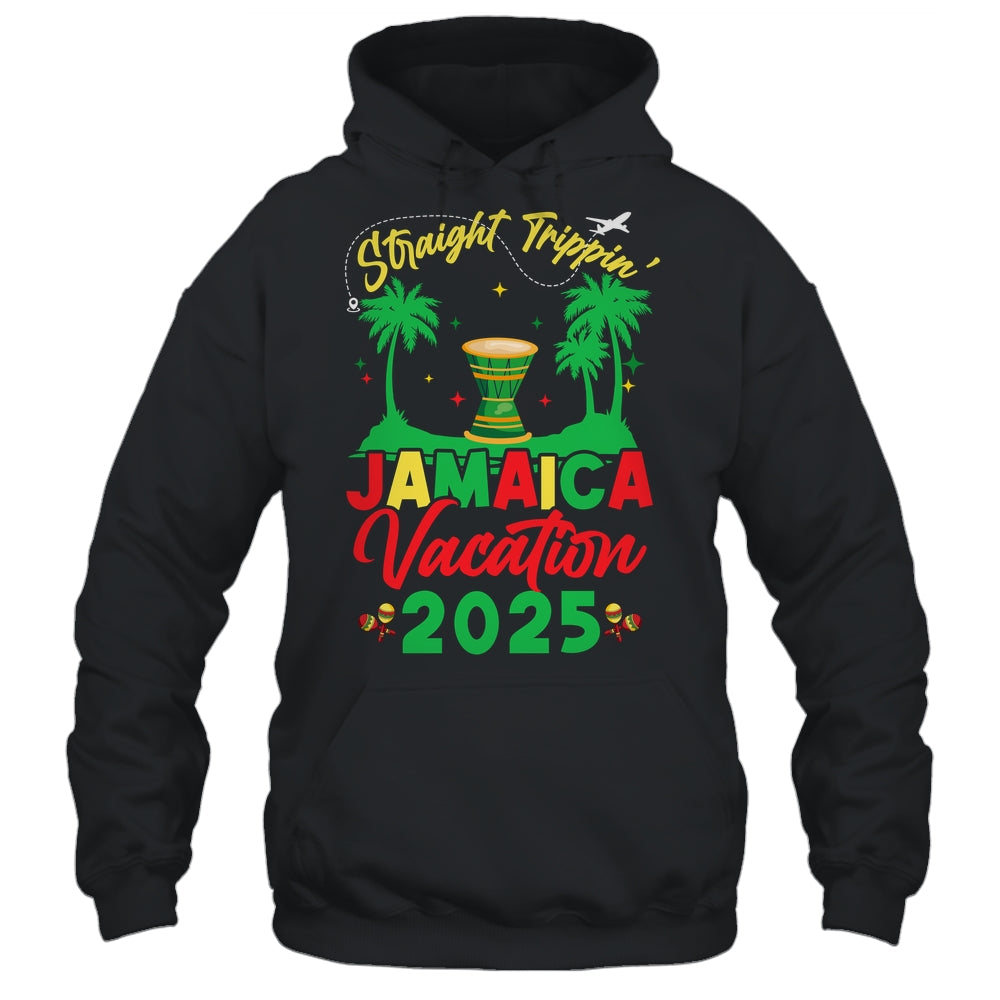 Straight Trippin Jamaica 2025 Couples Trip Family Vacation Shirt & Tank Top | siriusteestore
