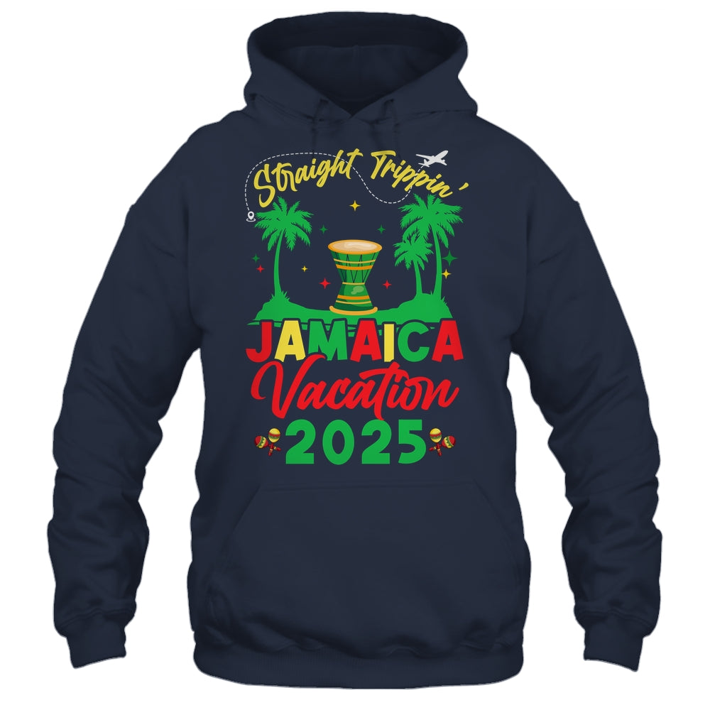 Straight Trippin Jamaica 2025 Couples Trip Family Vacation Shirt & Tank Top | siriusteestore