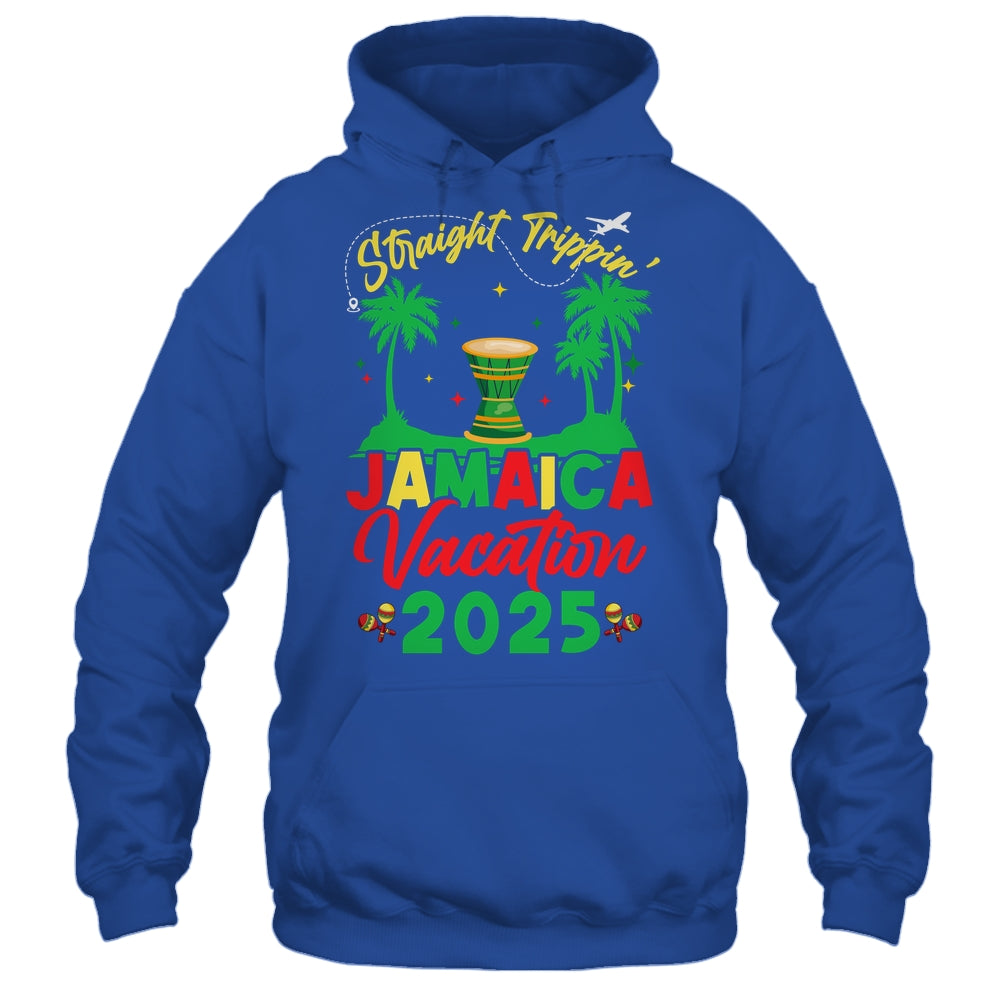 Straight Trippin Jamaica 2025 Couples Trip Family Vacation Shirt & Tank Top | siriusteestore