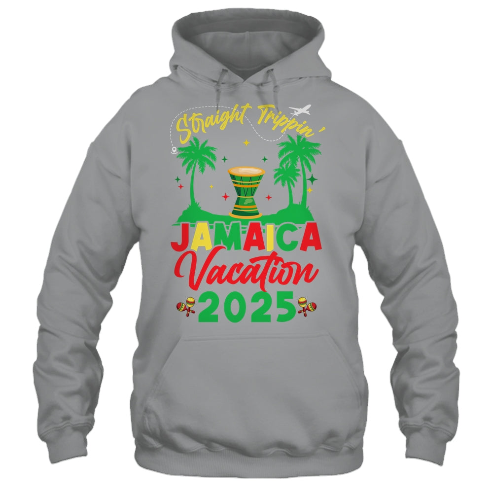 Straight Trippin Jamaica 2025 Couples Trip Family Vacation Shirt & Tank Top | siriusteestore