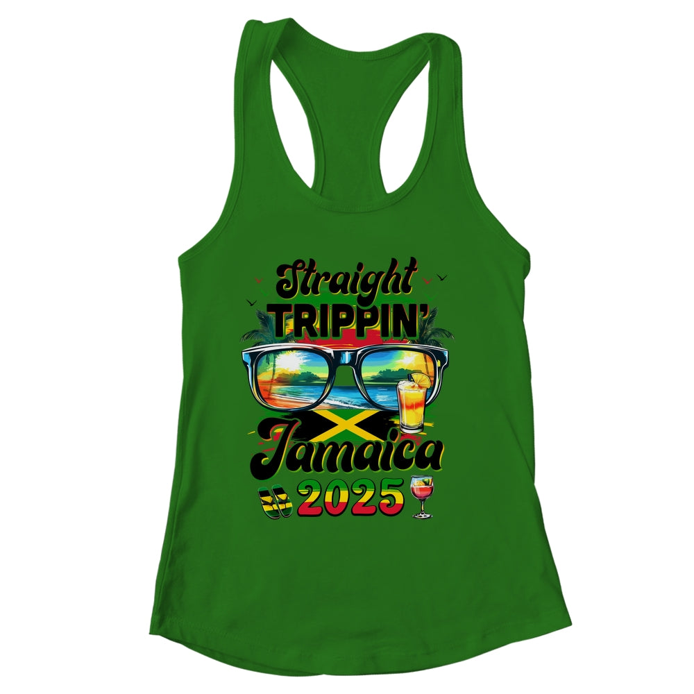 Straight Trippin' Jamaica Family Vacation Girls Trip 2025 Shirt & Tank Top | siriusteestore