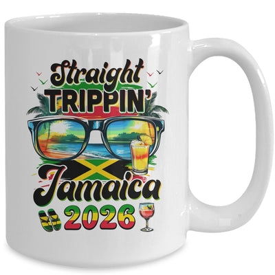 Straight Trippin' Jamaica Family Vacation Girls Trip 2026 Mug | siriusteestore