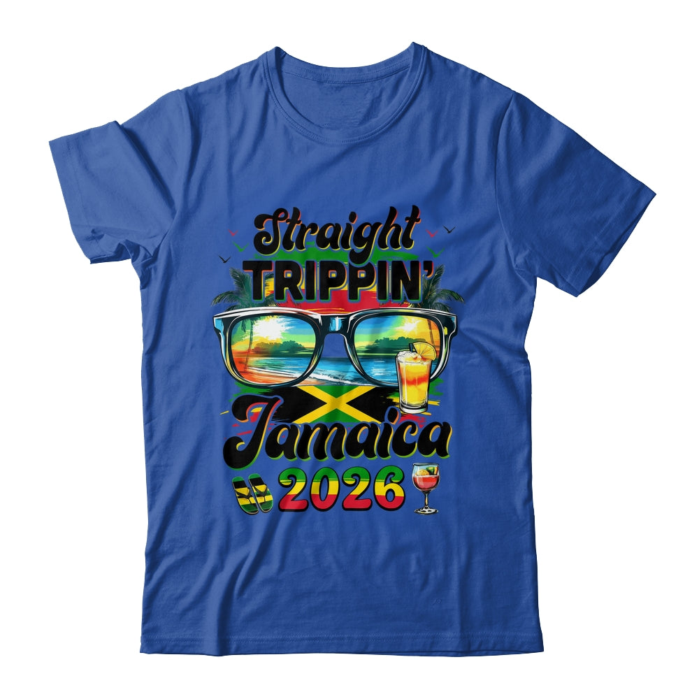 Straight Trippin' Jamaica Family Vacation Girls Trip 2026 Shirt & Tank Top | siriusteestore