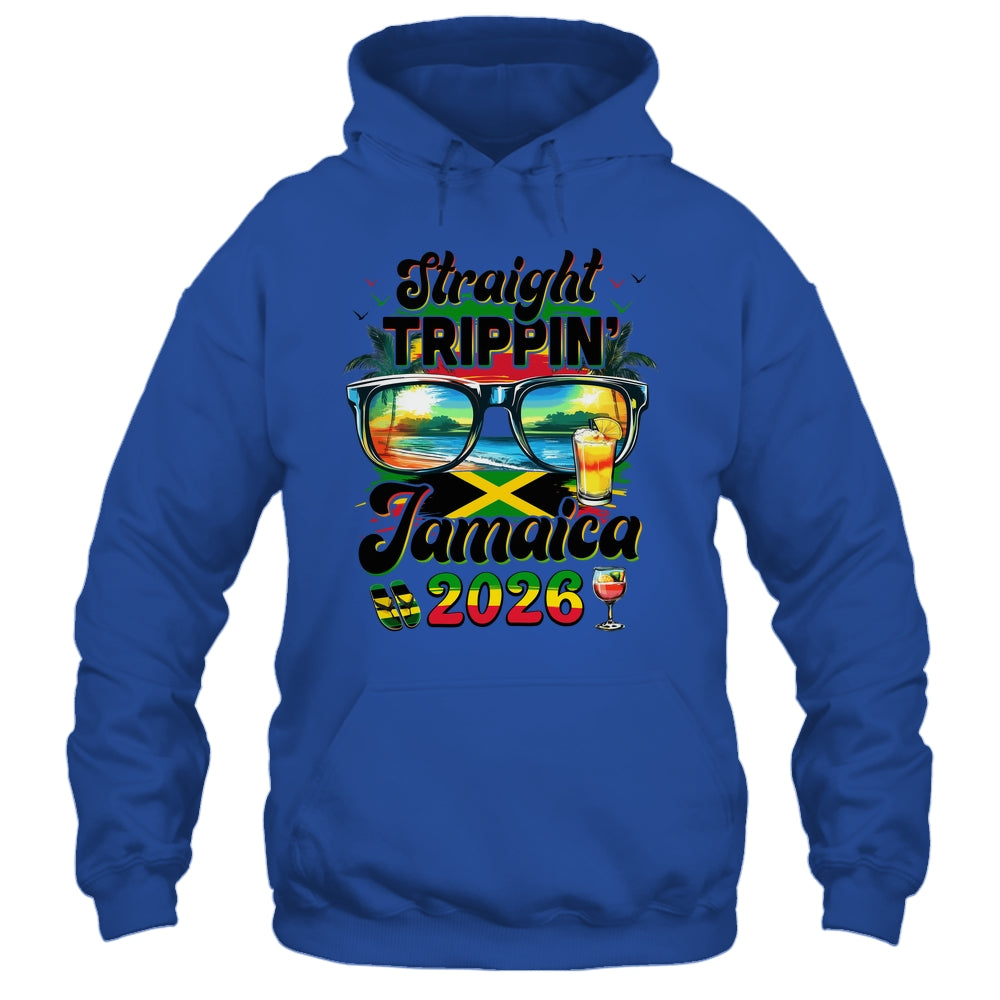 Straight Trippin' Jamaica Family Vacation Girls Trip 2026 Shirt & Tank Top | siriusteestore