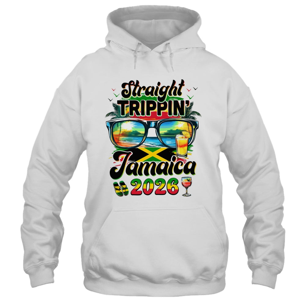 Straight Trippin' Jamaica Family Vacation Girls Trip 2026 Shirt & Tank Top | siriusteestore