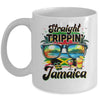 Straight Trippin Jamaica Family Vacation Girls Trip Vacation Mug | siriusteestore
