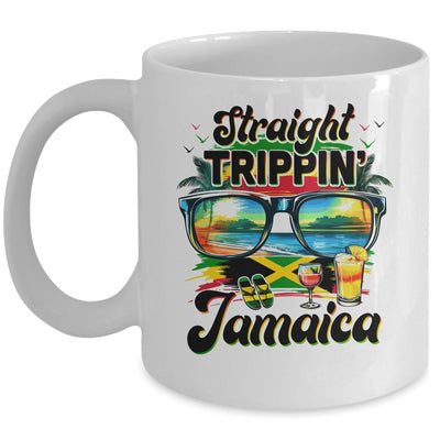 Straight Trippin Jamaica Family Vacation Girls Trip Vacation Mug | siriusteestore