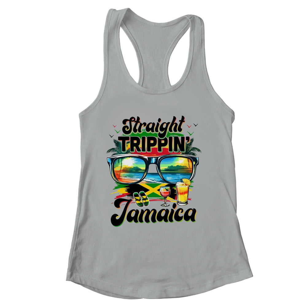 Straight Trippin Jamaica Family Vacation Girls Trip Vacation Shirt & Tank Top | siriusteestore