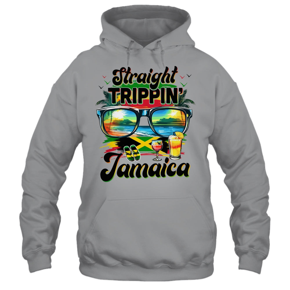 Straight Trippin Jamaica Family Vacation Girls Trip Vacation Shirt & Tank Top | siriusteestore