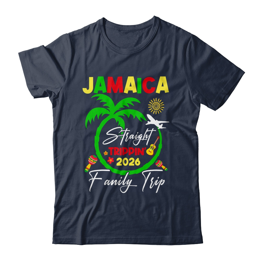 Straight Trippin Jamaica Family Vacation Summer 2026 Shirt & Hoodie | siriusteestore