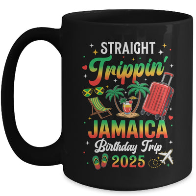 Straight Trippin' Jamaica Vacation 2025 Birthday Family Trip Mug | siriusteestore