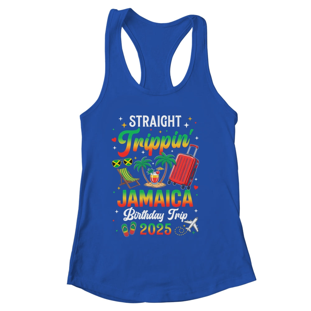 Straight Trippin' Jamaica Vacation 2025 Birthday Family Trip Shirt & Tank Top | siriusteestore