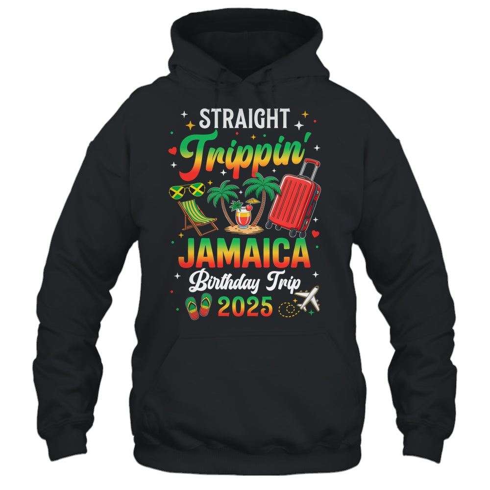 Straight Trippin' Jamaica Vacation 2025 Birthday Family Trip Shirt & Tank Top | siriusteestore