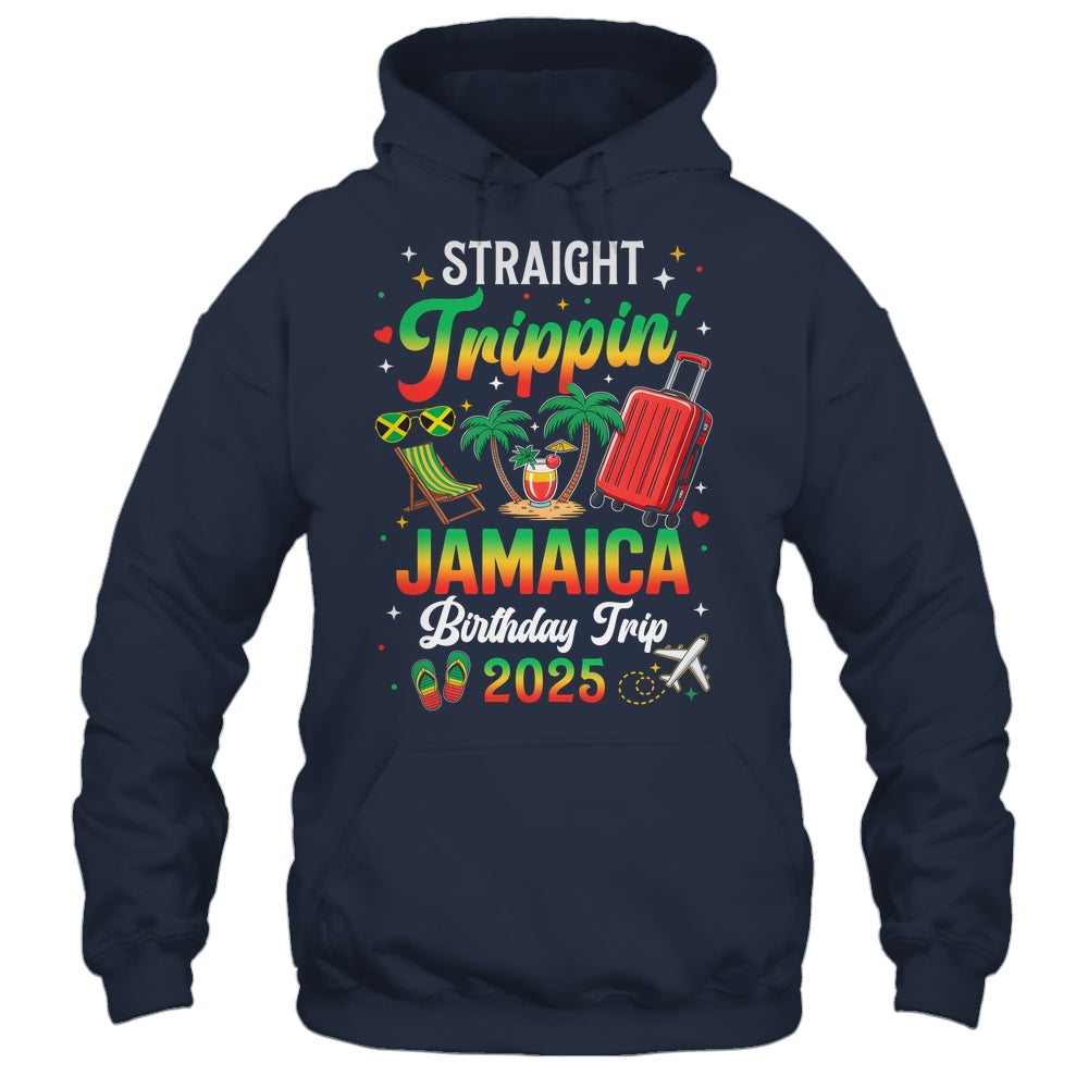 Straight Trippin' Jamaica Vacation 2025 Birthday Family Trip Shirt & Tank Top | siriusteestore