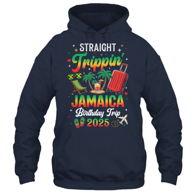 Straight Trippin' Jamaica Vacation 2025 Birthday Family Trip Shirt & Tank Top | siriusteestore