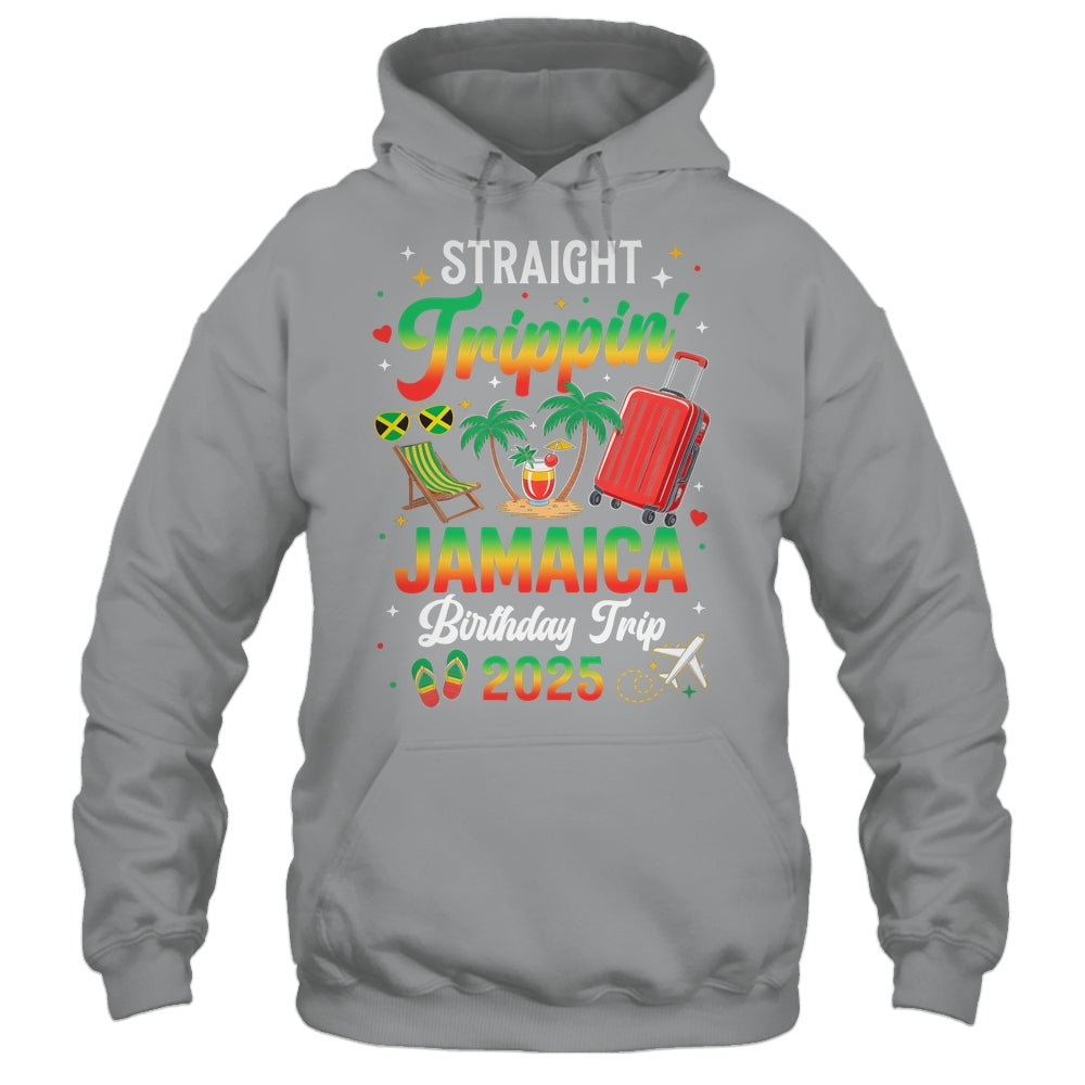 Straight Trippin' Jamaica Vacation 2025 Birthday Family Trip Shirt & Tank Top | siriusteestore