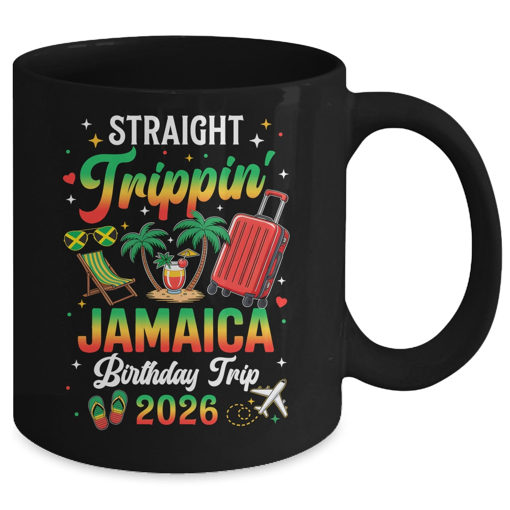 Straight Trippin' Jamaica Vacation 2026 Birthday Family Trip Mug | siriusteestore