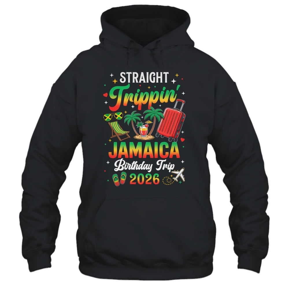 Straight Trippin' Jamaica Vacation 2026 Birthday Family Trip Shirt & Tank Top | siriusteestore