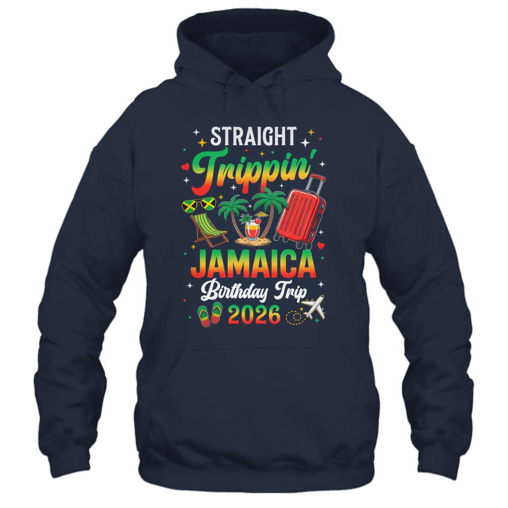 Straight Trippin' Jamaica Vacation 2026 Birthday Family Trip Shirt & Tank Top | siriusteestore