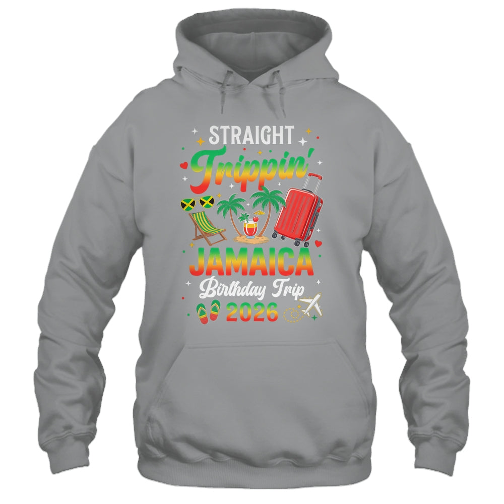 Straight Trippin' Jamaica Vacation 2026 Birthday Family Trip Shirt & Tank Top | siriusteestore