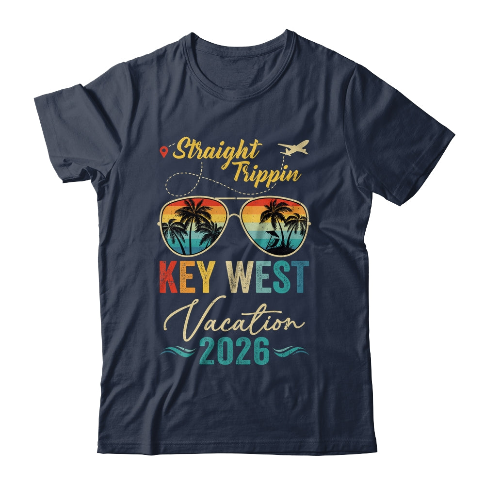 Straight Trippin Key West 2026 Family Summer Vacation Shirt & Tank Top | siriusteestore