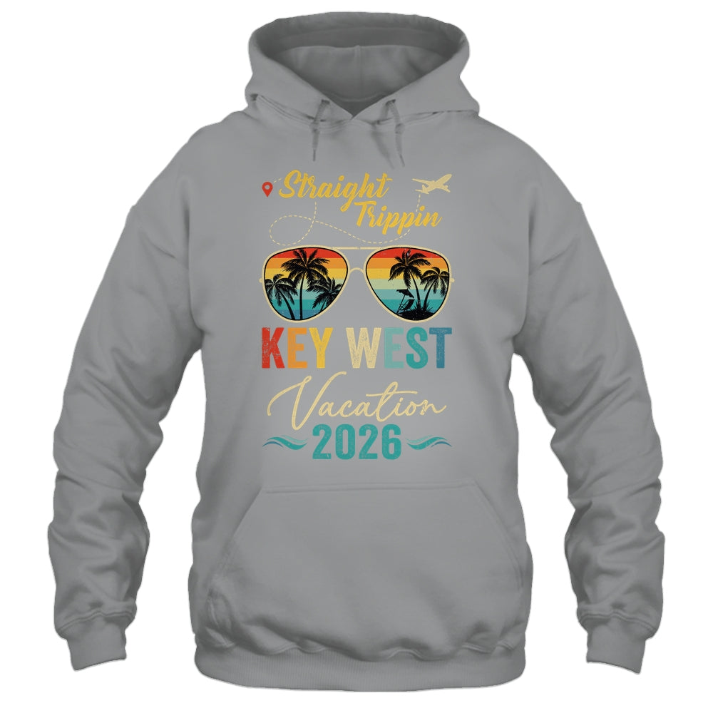 Straight Trippin Key West 2026 Family Summer Vacation Shirt & Tank Top | siriusteestore
