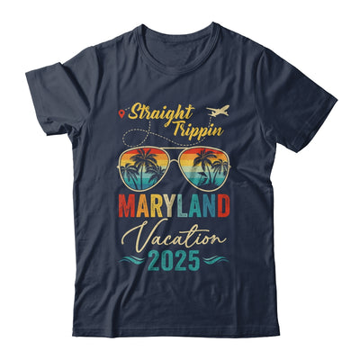 Straight Trippin Maryland 2025 Family Summer Vacation Shirt & Tank Top | siriusteestore