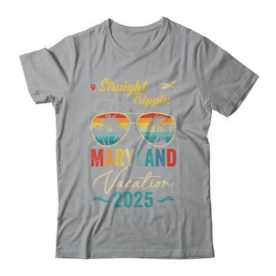 Straight Trippin Maryland 2025 Family Summer Vacation Shirt & Tank Top | siriusteestore